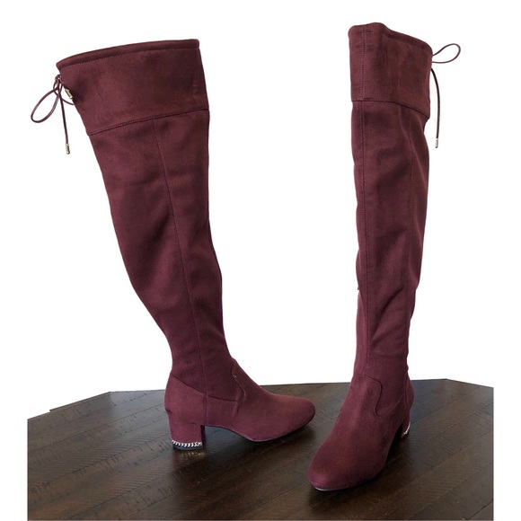 Michael Kors Jamie Damson Over the Knee Boots 🆕 - Picture 2 of 8
